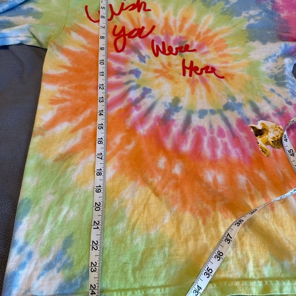 Travis Scott AstroWorld Tour Tie Dye Long Sleeve Shirt Small Wish You Were Here. - Picture 5 of 7